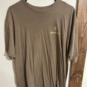 Browning Men's Tan Short Sleeve Tee